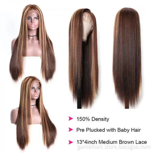 whole sale hd blondered 100% small  blonde red 100% indian full body wave colored malaysian human hair full lace wig